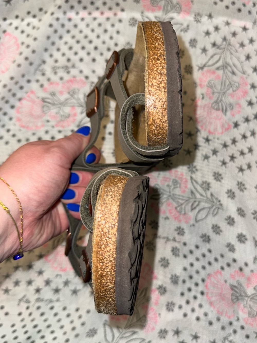 Birkenstock Mayari Mocha Strappy Buckle Sandals - Picture 4 of 8